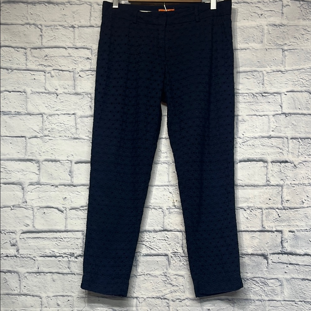 Joe Fresh Navy Textured Pants